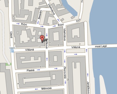 Mapa kamenné prodejny_google